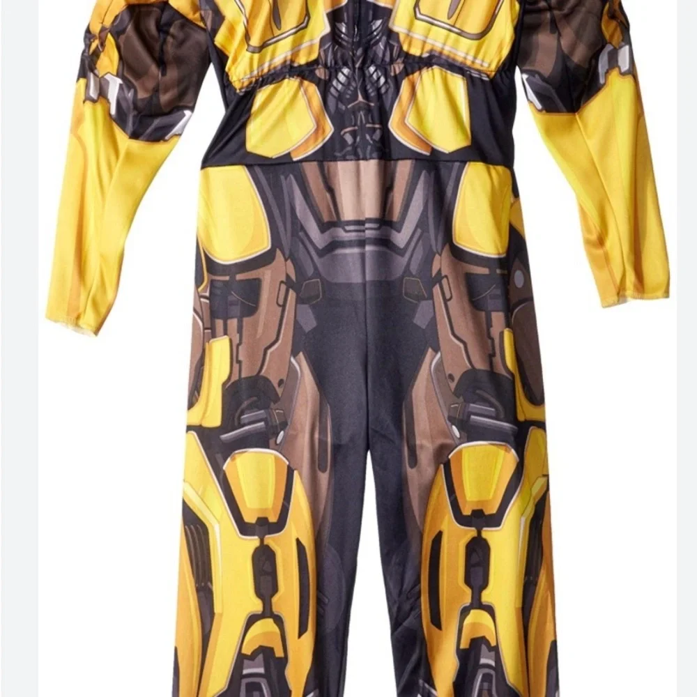 Transform-Bumblebee Classic Muscle Costume./size 8-10 actual 2n pic